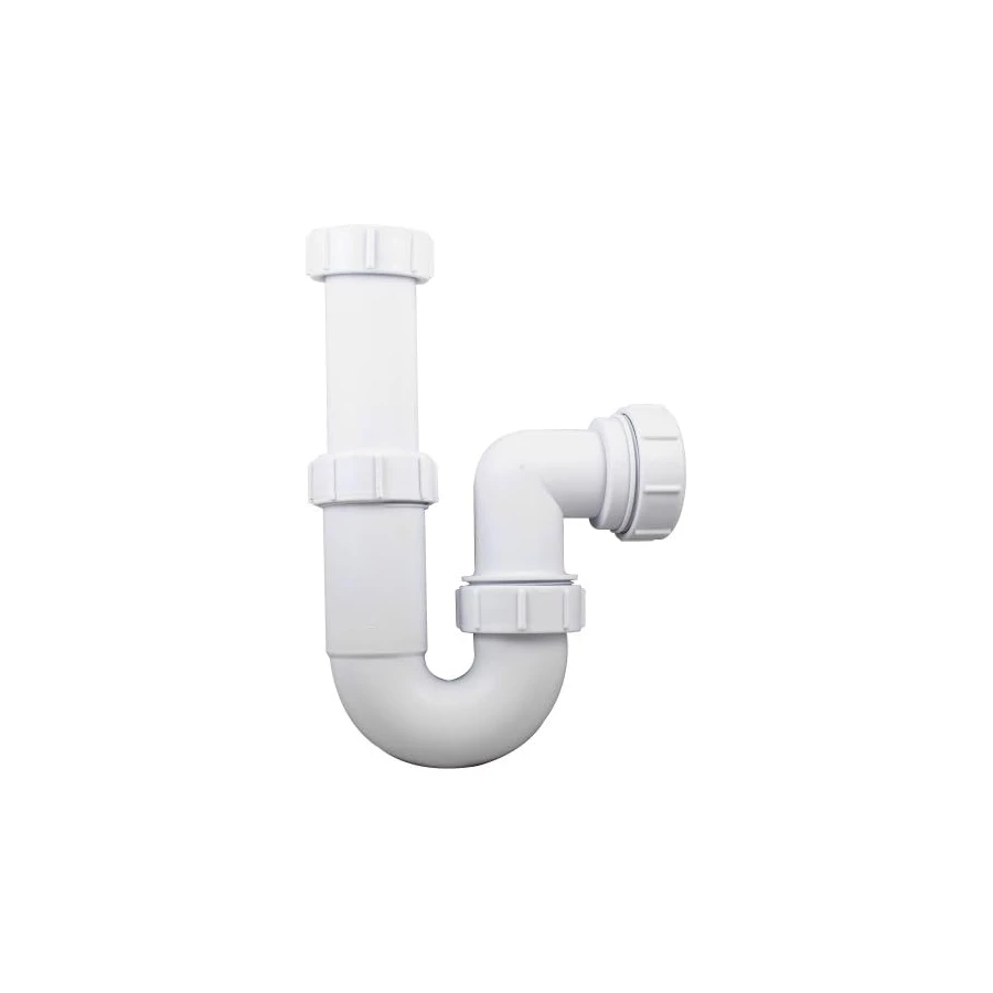 PlumbEZ 32mm Telescopic P Trap | 1¼" Adjustable Basin Trap | 340703