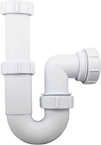 PlumbEZ 32mm Telescopic P Trap | 1¼" Adjustable Basin Trap | 340703