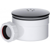 VIVA polypropylene 90mm shower drain trap with compression outlet
