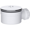 90mm chrome shower trap with 50mm water seal and 30L/min flow rate