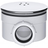 Chrome top shower waste trap for 1½ inch waste pipe
