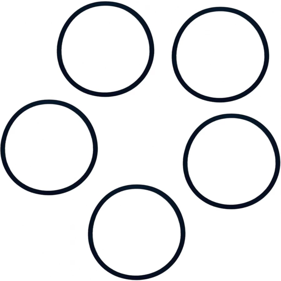 Pack of PlumbEZ 40mm replacement trap washers for sink and bath traps