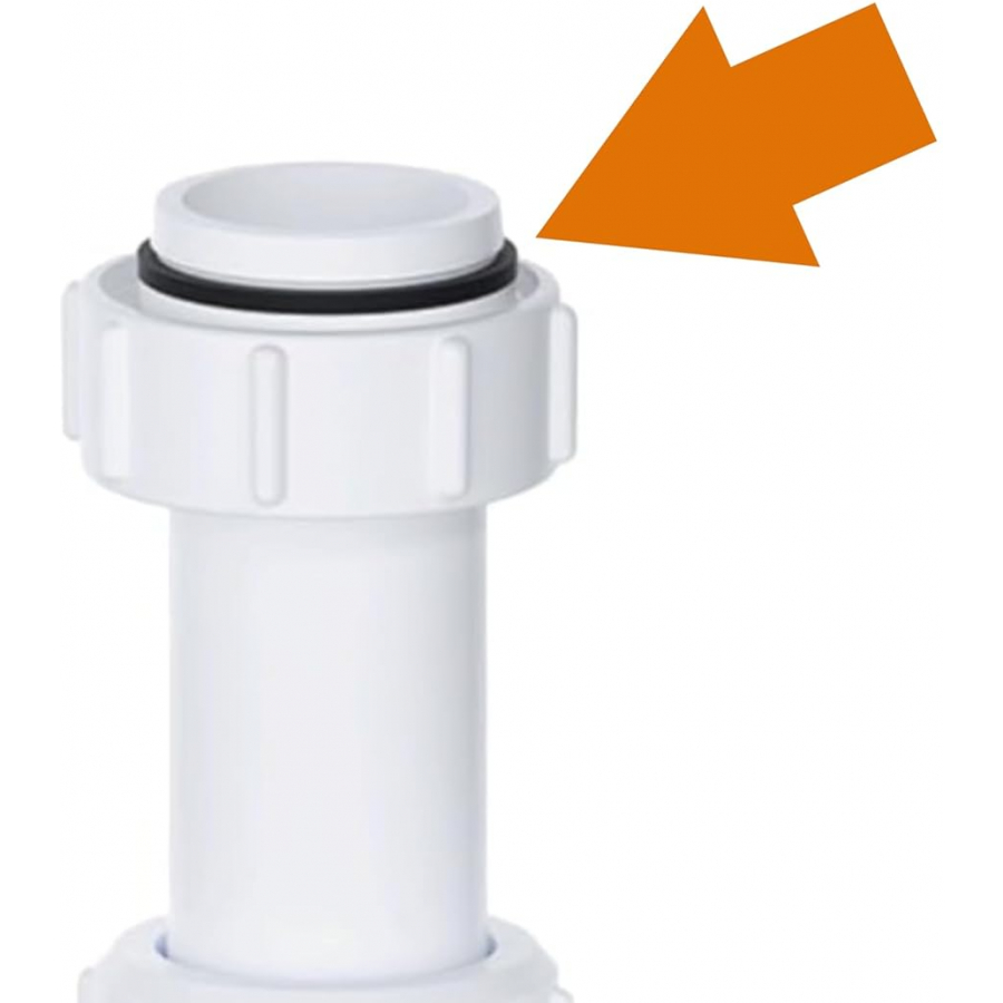 32mm rubber trap inlet washer for 1¼ inch basin waste fittings