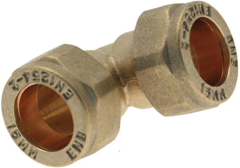 Brass compression fitting