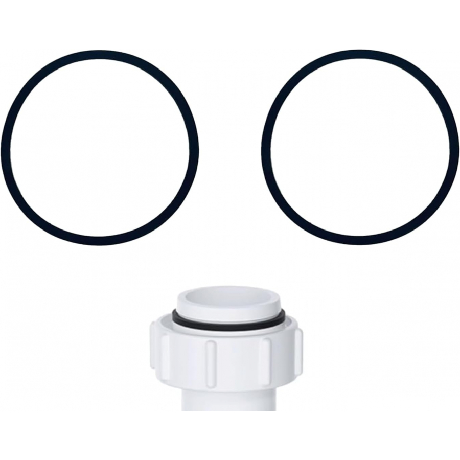 PlumbEZ 32mm trap washers rubber seals for sink and basin waste traps