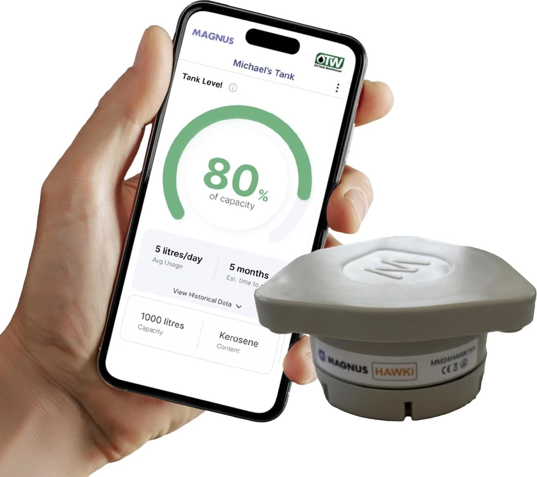 Magnus HAWKi smart water tank level monitor