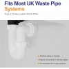 40mm sink trap with universal outlet for plastic copper and lead waste pipe