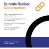 PlumbEZ 1½ inch trap washers for leak prevention in waste pipe connections