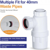 VIVA compression bottle trap for kitchen sink waste installation