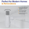 40mm sink bottle trap with universal outlet for waste pipe