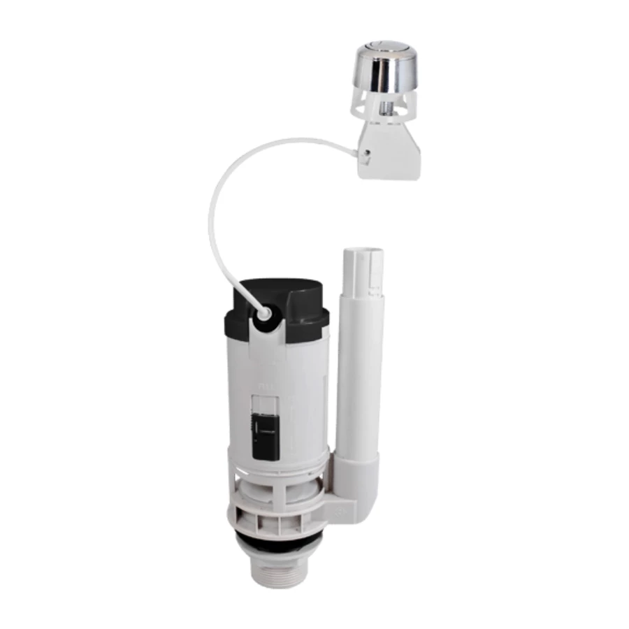 Fluidmaster PRO550UK Top/Side/Front Mounted Dual Flush Valve - White