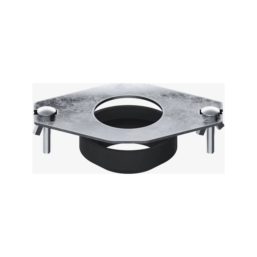Flat Plate 2" Hole Close Coupling Kit for Ideal Close Coupled Toilets | Includes Bolt & Donut Gasket Plate Toilet Fixing Kit