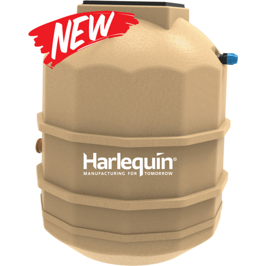 Harlequin 2700 Litre Sewage Pump Station | Single Vortex Pump | 2700PSV1