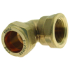 PlumbEZ 15mm x ½" BSP Female Compression Elbow