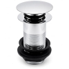PlumbEZ 32mm Unslotted Mushroom Click-Clack Basin Waste