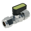 PlumbEZ 10mm Mini Lever Ball Valve – Straight Compression