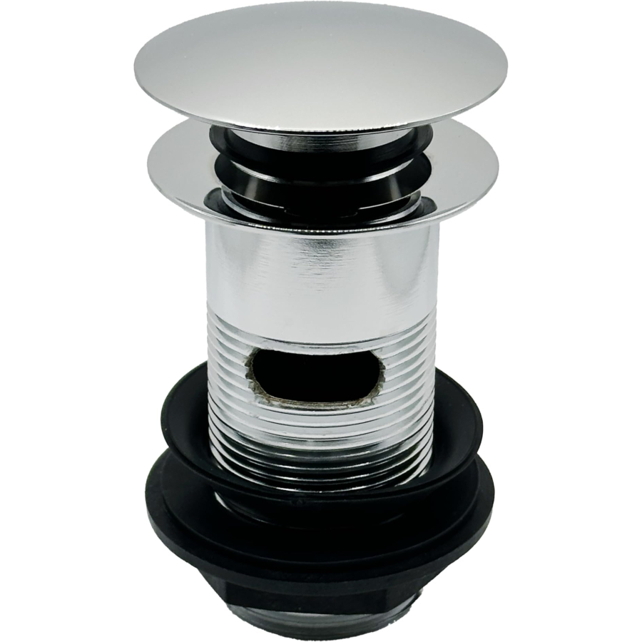 PlumbEZ 32mm Slotted Mushroom Click-Clack Basin Waste