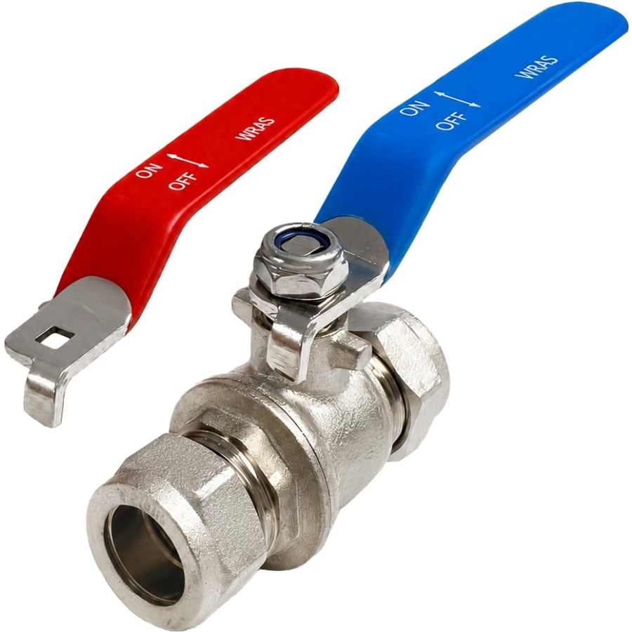 PlumbEZ 15mm Full-Bore Lever Ball Valve | WRAS