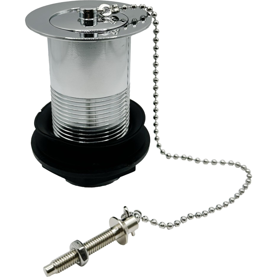 PlumbEZ 32mm Unslotted Basin Waste | Plug & Chain