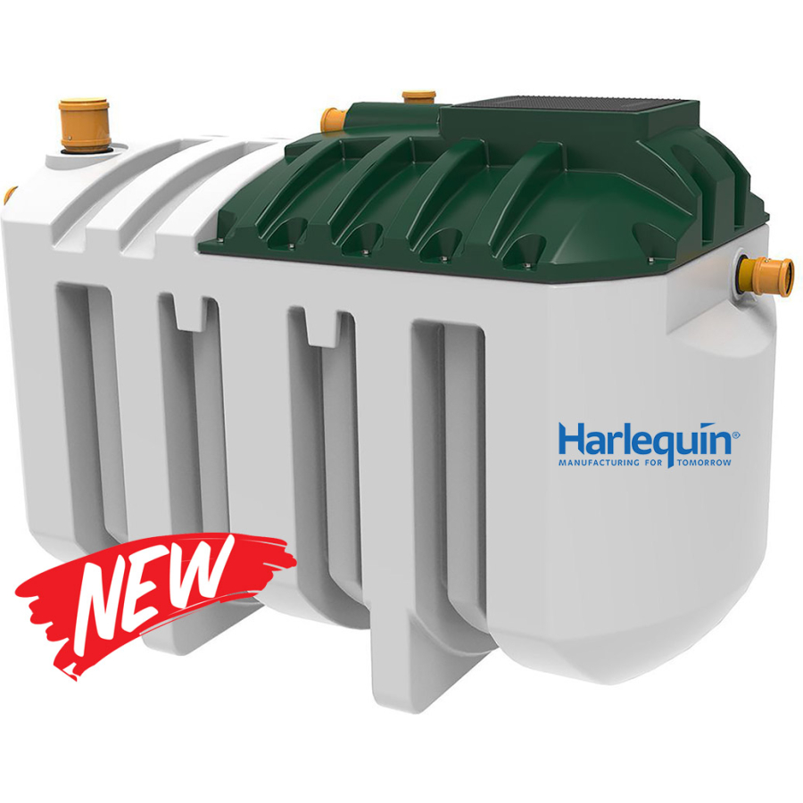 Harlequin CAP12 Sewage Treatment Plant | Continuous Aeration | Up to 12 People | CAP12