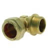 PlumbEZ 22mm Male Compression Elbow | WRAS