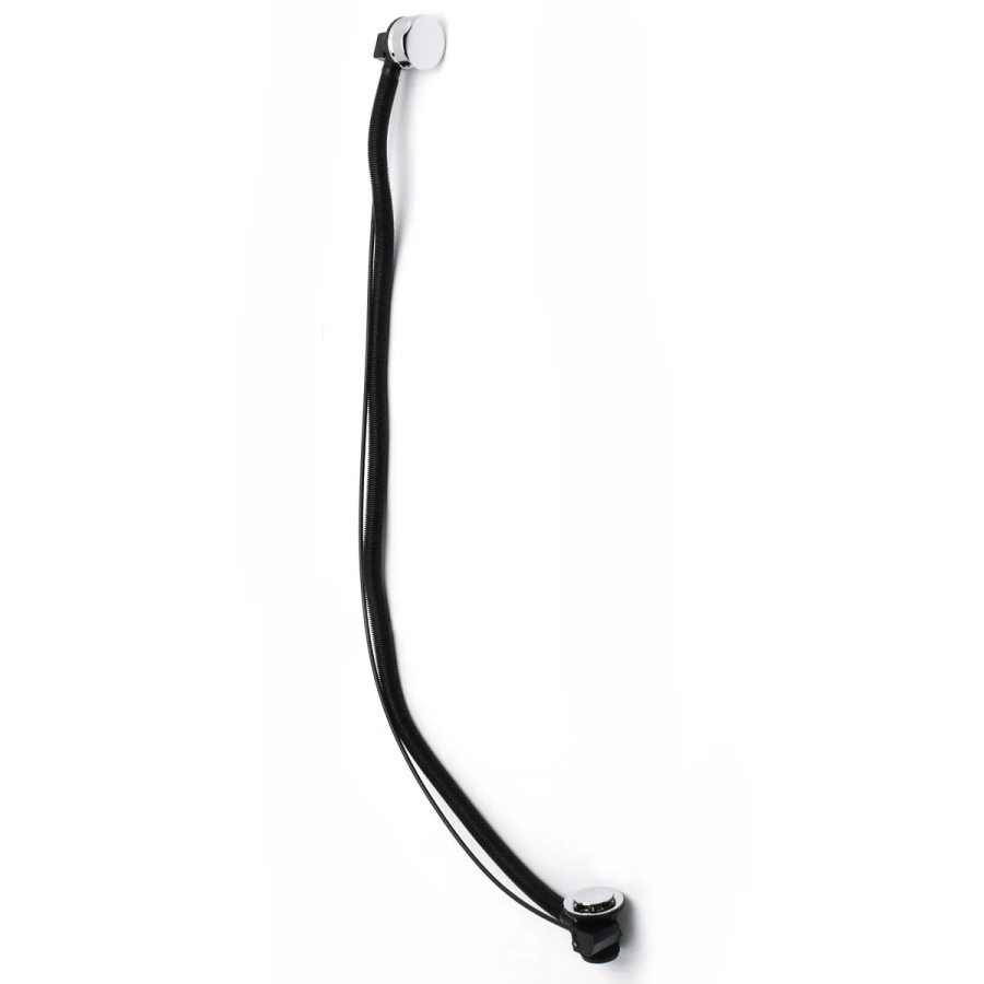PlumbEZ Bath Pop Up Waste and Overflow 1020mm cable