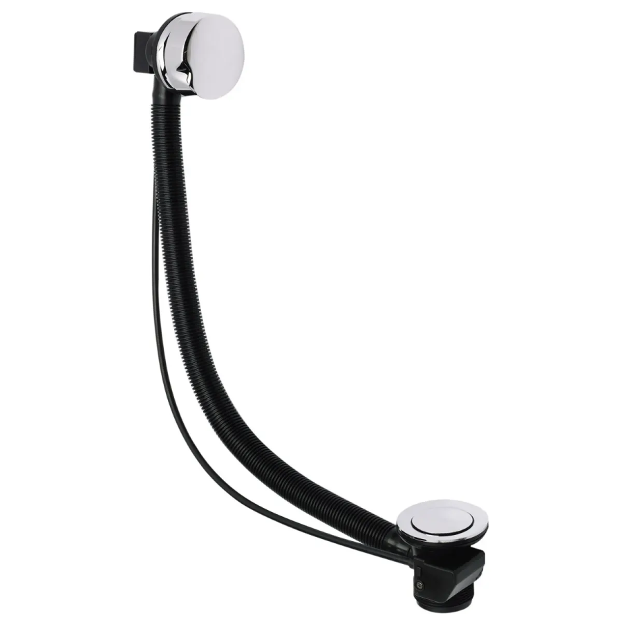 PlumbEZ Bath Pop Up Waste and Overflow Standard, 600mm cable