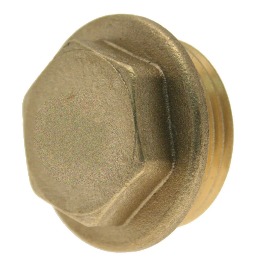 PlumbEZ Brass Flanged Plug