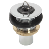 PlumbEZ Caravan Waste 1¾" flange, brass back nut, brass plug