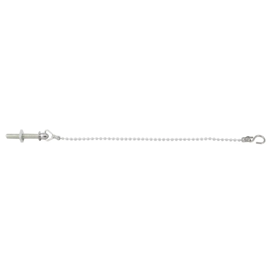 PlumbEZ Plug Chain 12" basin ball chain, metal stay