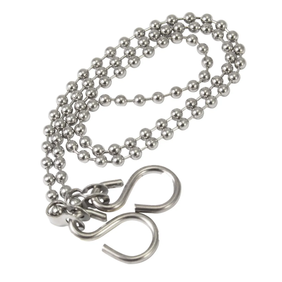 PlumbEZ Plug Chain 15" sink ball chain, S hook