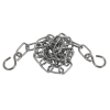 PlumbEZ Plug Chain 18" bath brazed link, S hook