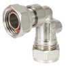 PlumbEZ Service Valve Angled 15mm x ½" (WRAS)