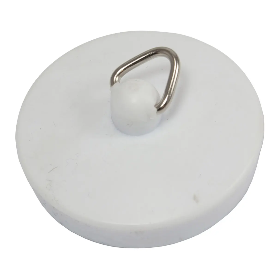 PlumbEZ Sink, Basin and Bath Plug 1½" white poly (basin)