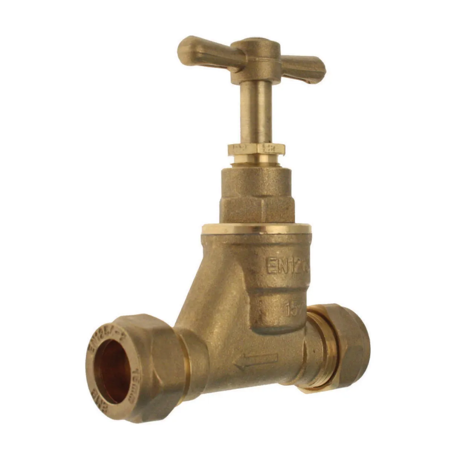 PlumbEZ WRAS Stopcock Brass 28mm