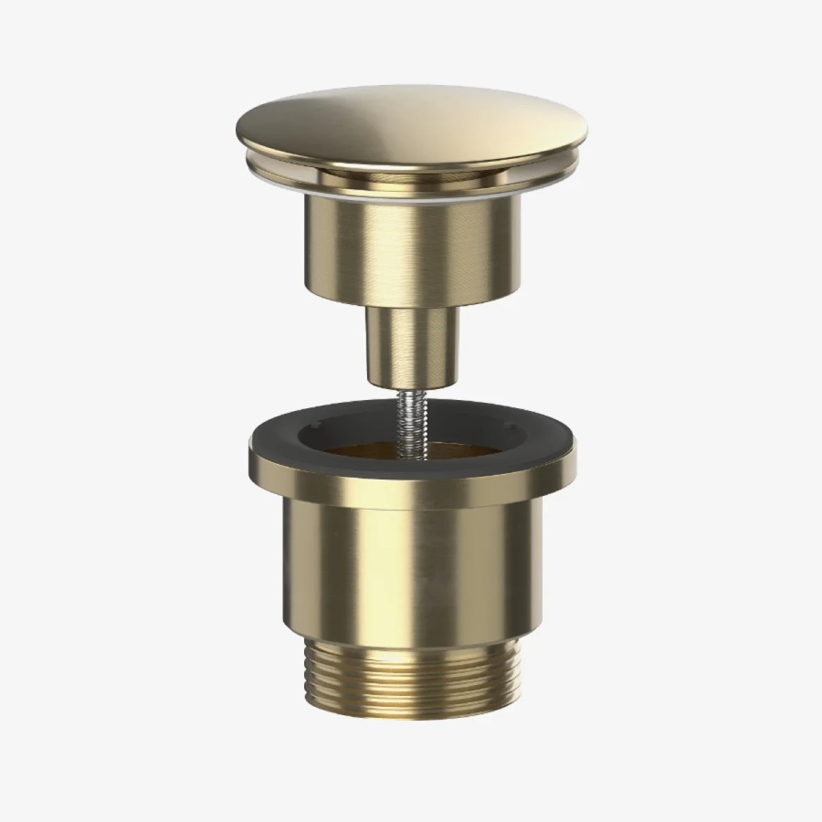 VIVA Universal Clicker Basin Waste Brushed brass BWUNI/BB
