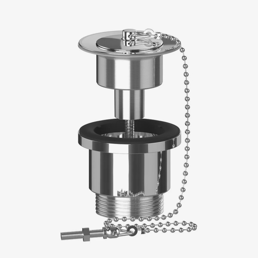 VIVA Universal Plug and Chain Basin Waste Chrome plug BWUNI/CP