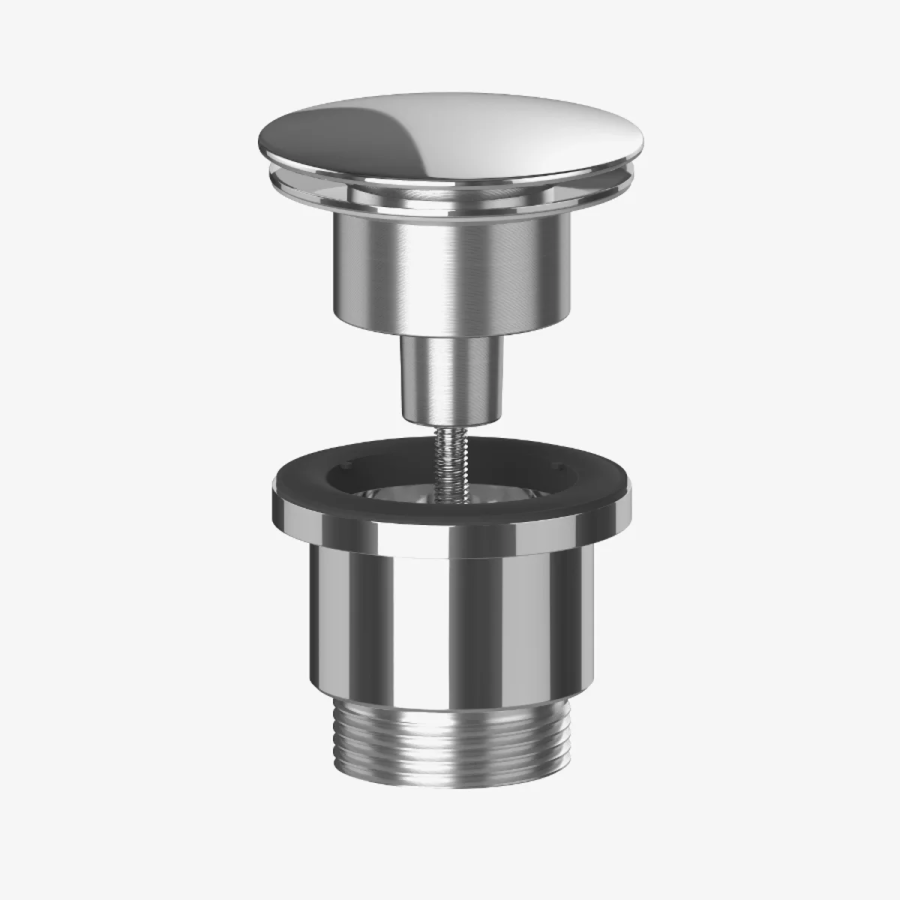 VIVA Universal Clicker Basin Waste Gloss chrome BWUNI/GC