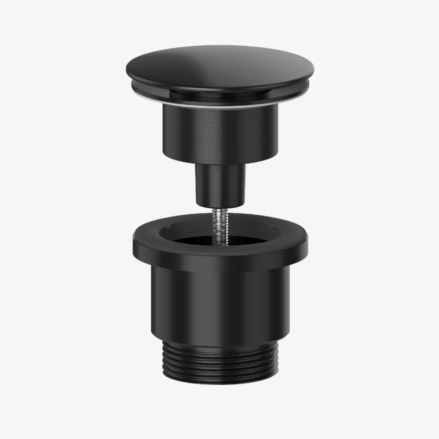 VIVA Universal Clicker Basin Waste Matt black BWUNI/MB