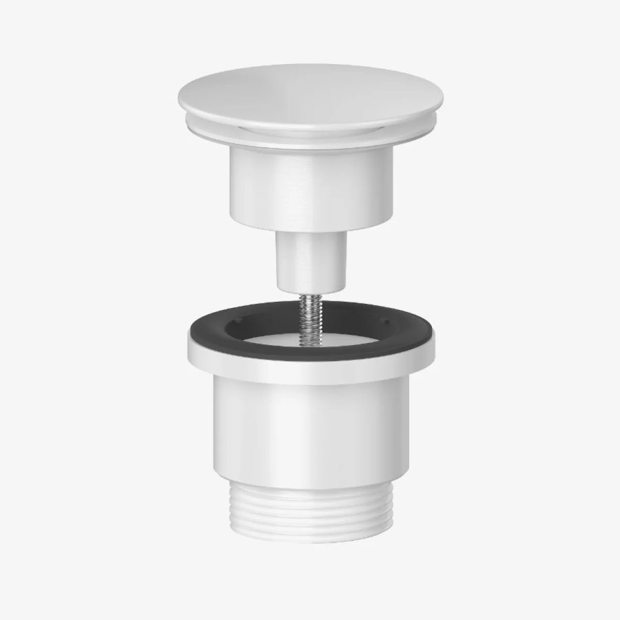 VIVA Universal Clicker Basin Waste Matt white BWUNI/MW