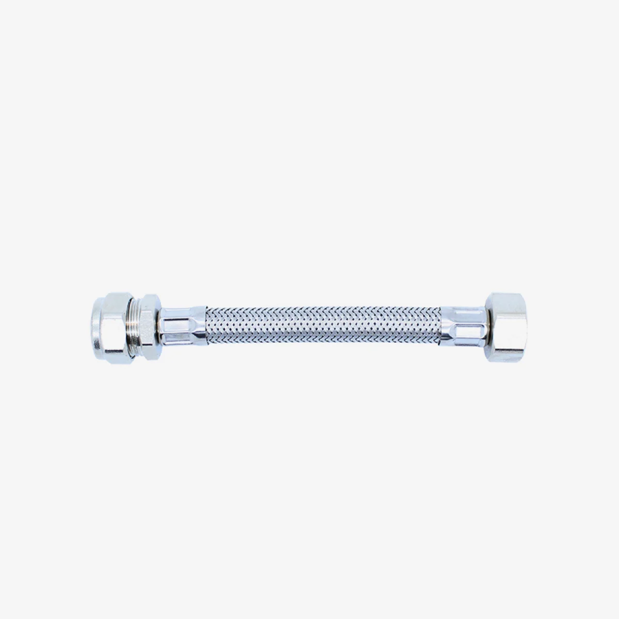 VIVA Flexible Tap Connector ½" x 15mm 150mm SSH1/B
