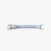 VIVA Flexible Tap Connector with Isolating Valve ½" x 15mm 150mm SSH2/B