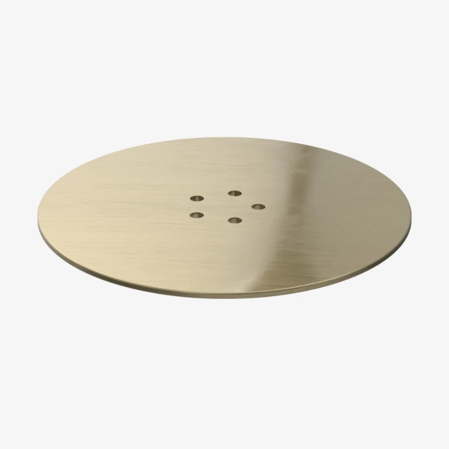 VIVA Metal Shower Trap Dome Brushed brass WTSH90BB