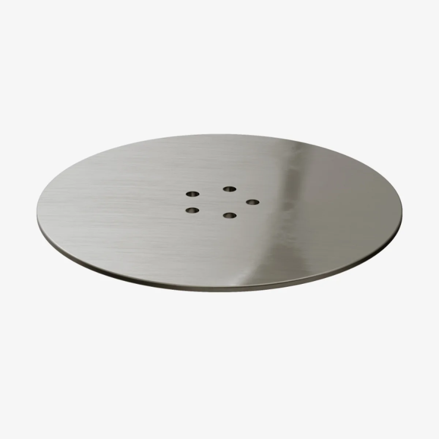 VIVA Metal Shower Trap Dome Brushed nickel WTSH90BN