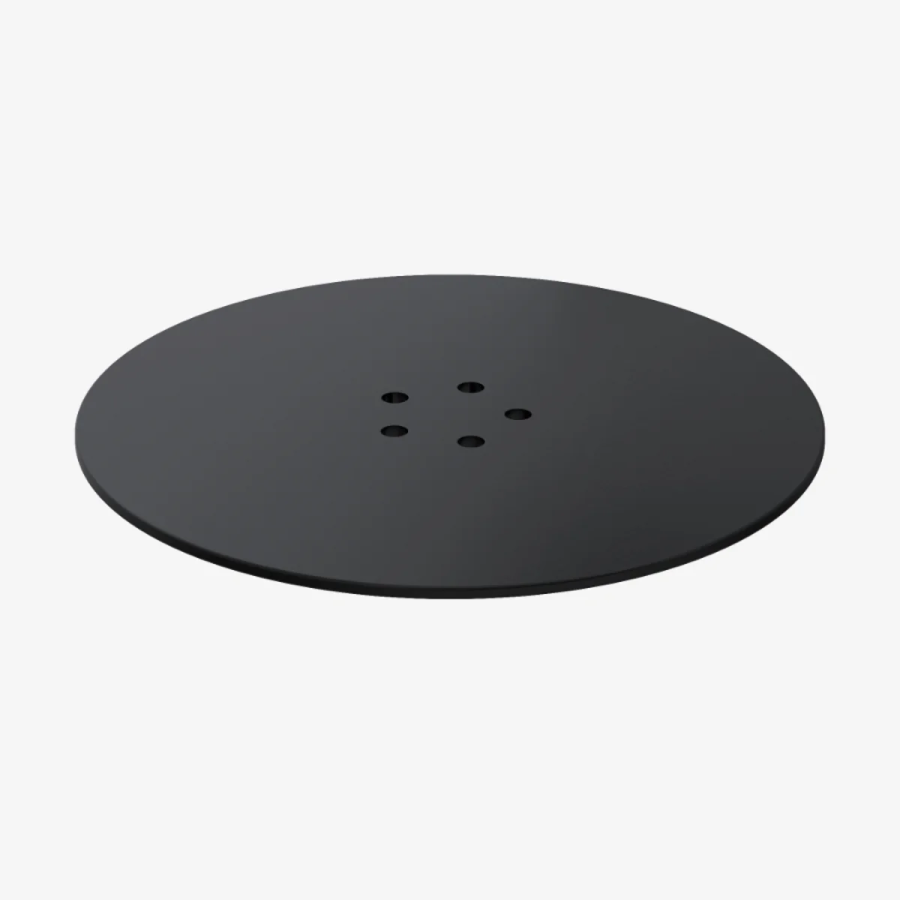 VIVA Metal Shower Trap Dome Matt black WTSH90MB