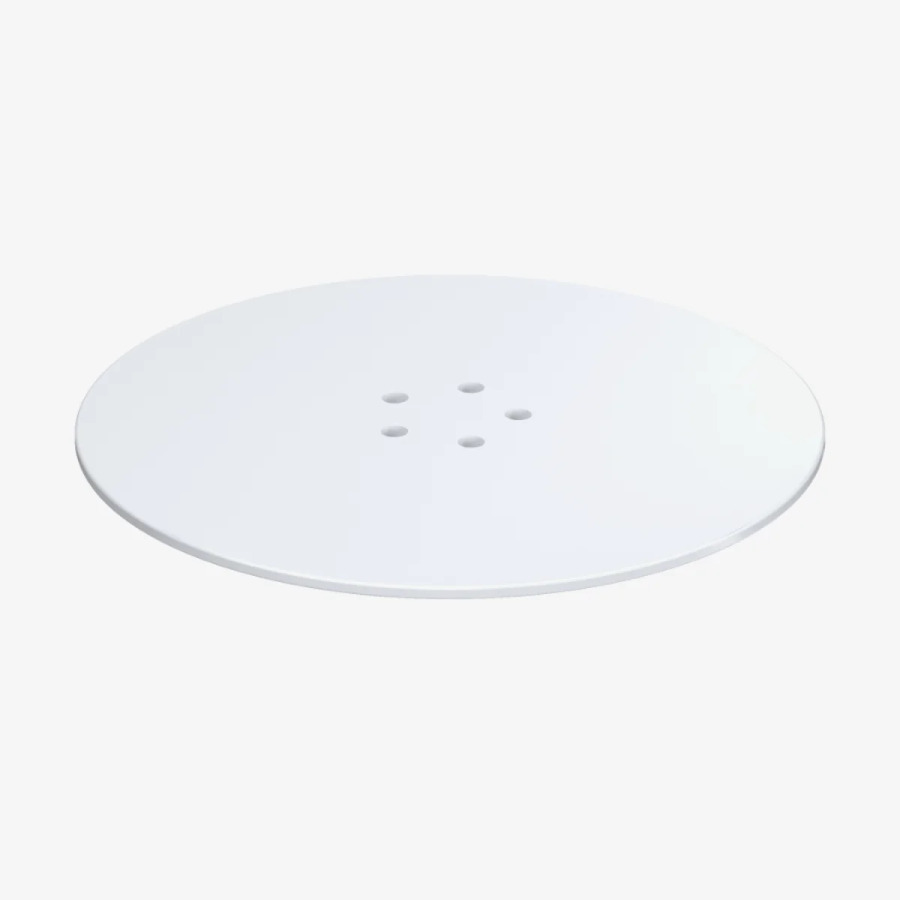 VIVA Metal Shower Trap Dome Matt white WTSH90MW