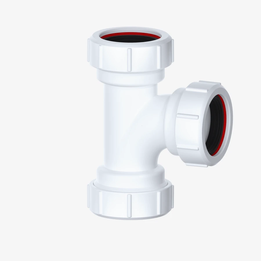 VIVA 40mm Swept Tee Compression Connector | 1½" Waste Fitting | W40H